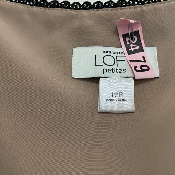 Ann Taylor Loft Black Lace Dress – Size 12P – Elegant & Flattering! - Picture 3 of 7